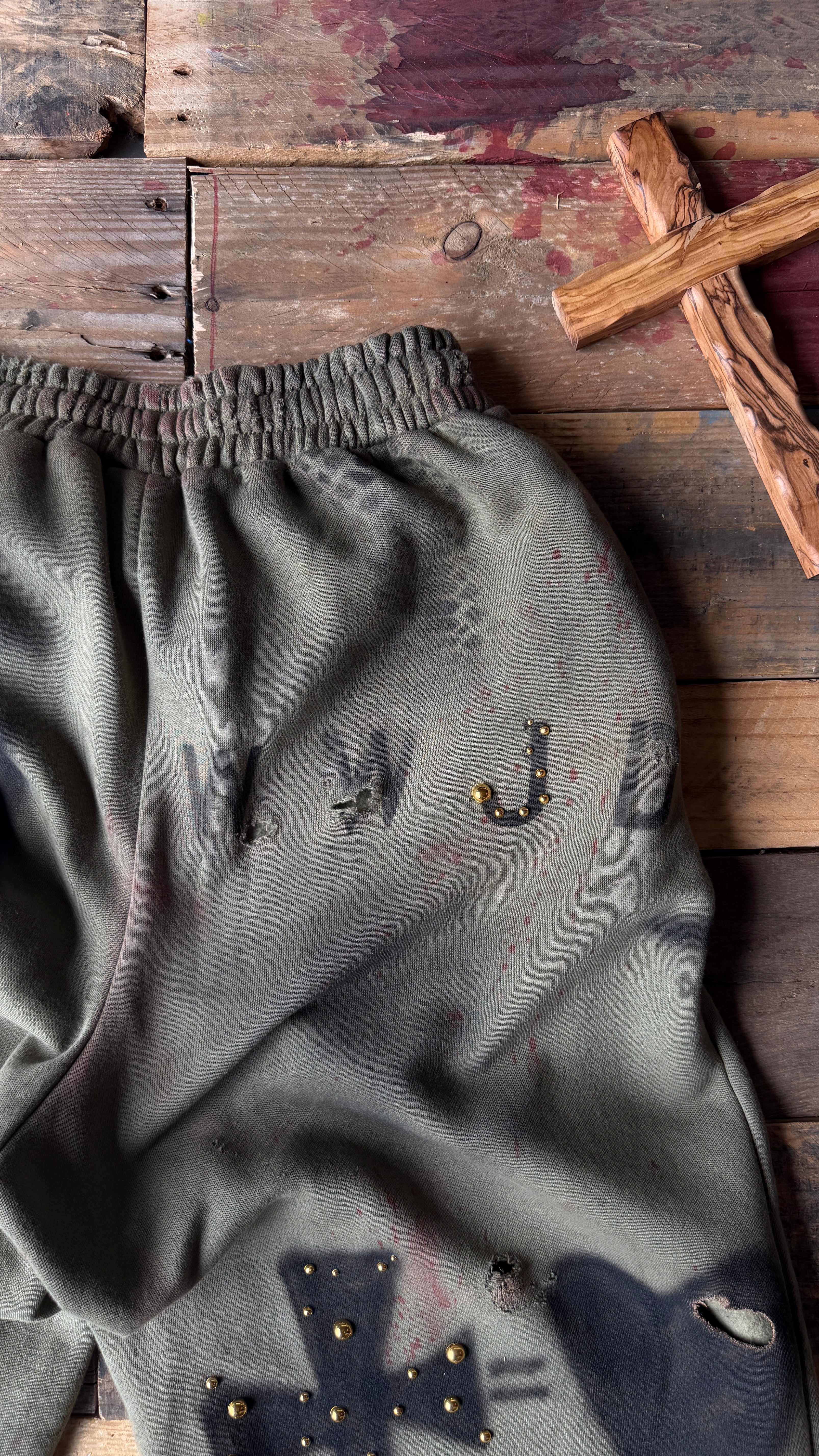 WWJD ARMY SWEATPANTS